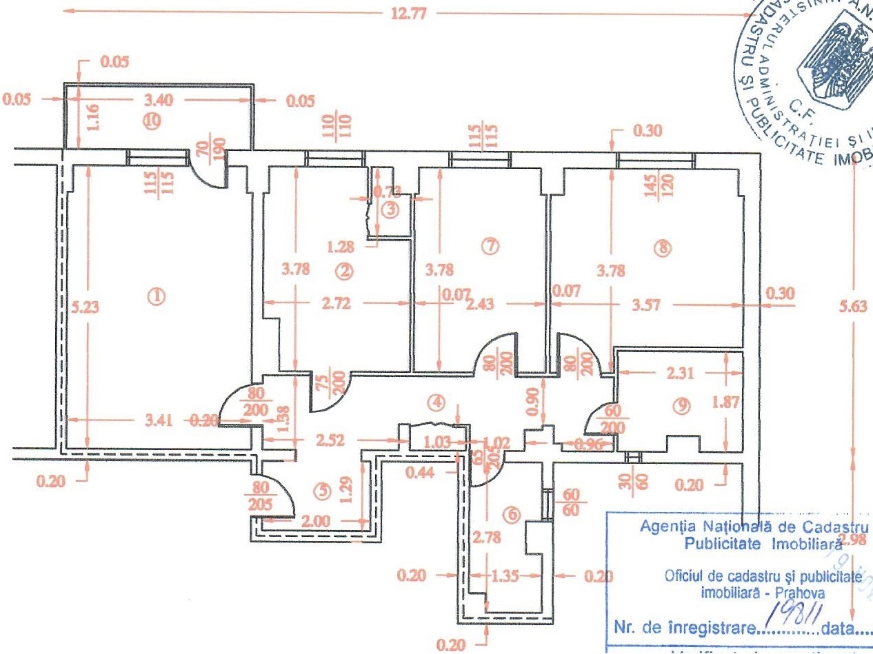 Vanzare apartament cu 3 camere in Ploiesti, Piata Mihai Viteazul