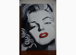 Vand tablou MARE Marilyn Monroe, ulei pe panza, 70 x 100 cm