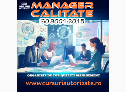 Curs online autorizat Manager calitate – ISO 9001:2015