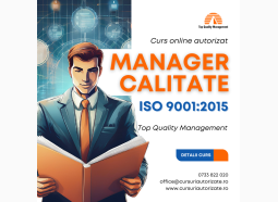 Curs online autorizat Manager calitate – ISO 9001:2015