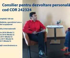 Curs autorizat Consilier pentru dezvoltare personala cod COR 242324