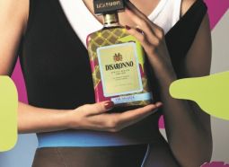 Disaronno wears Trussardi