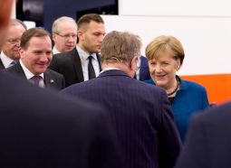 Cancelarul Germaniei, Dr. Angela Merkel și Prim-Ministrul Suediei Stefan Löfven, prezențe notabile la standul LAPP de la Hannover Messe