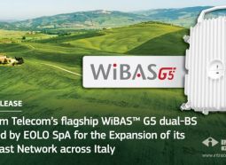 Sistemul wireless flagship WiBAS G5 dual-BS de la Intracom Telecom a fost ales de EOLO SpA pentru extinderea rețelei sale ultra-rapide în Italia