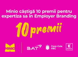 Minio își confirmă statutul de cea mai premiată agenție cu expertiză în employer branding