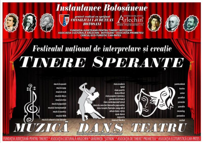 Festivalul Naţional de Interpretare şi Creaţie „Tinere Speranţe”, ediţia XXIII, 2016. Vezi când și unde are loc!