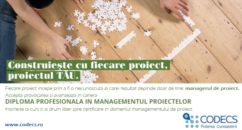 Construieste cu fiecare proiect, proiectul tau!