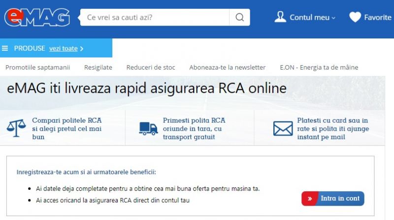 Asigurari RCA online