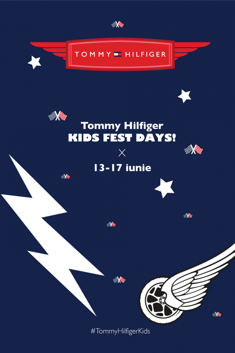 MAGAZINUL TOMMY HILFIGER KIDS DIN BUCUREȘTI MALL GĂZDUIEȘTE KIDS FEST DAY ÎNTRE 13 ȘI 17 IUNIE.