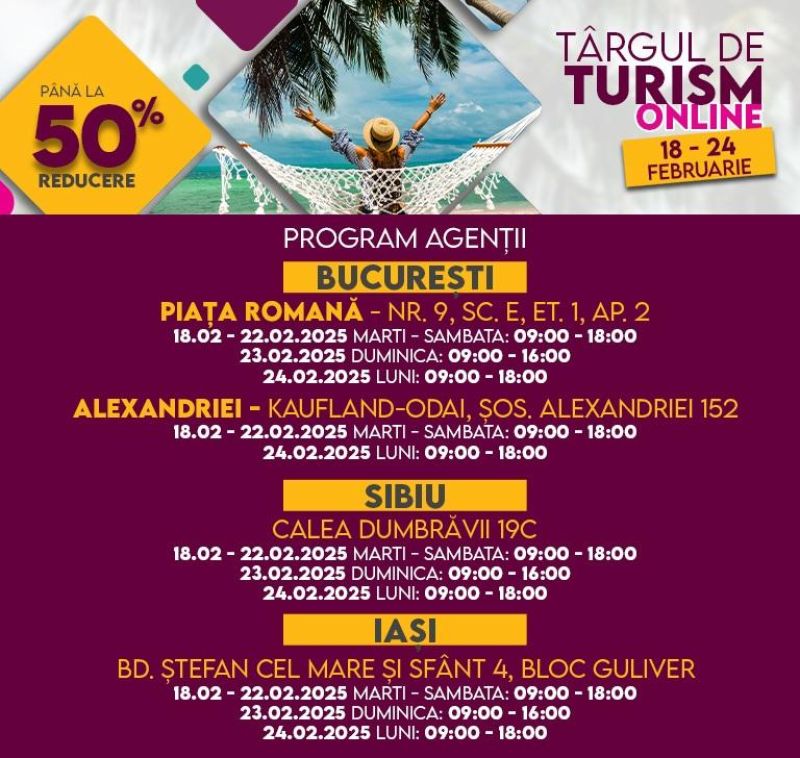 Hello Holidays lansează cel mai mare târg online de turism cu oferte exclusive!